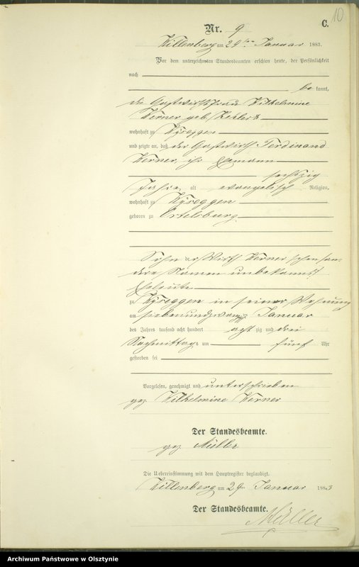 image.from.unit.number "Sterbe-Neben-Register Nr 1 - 161"
