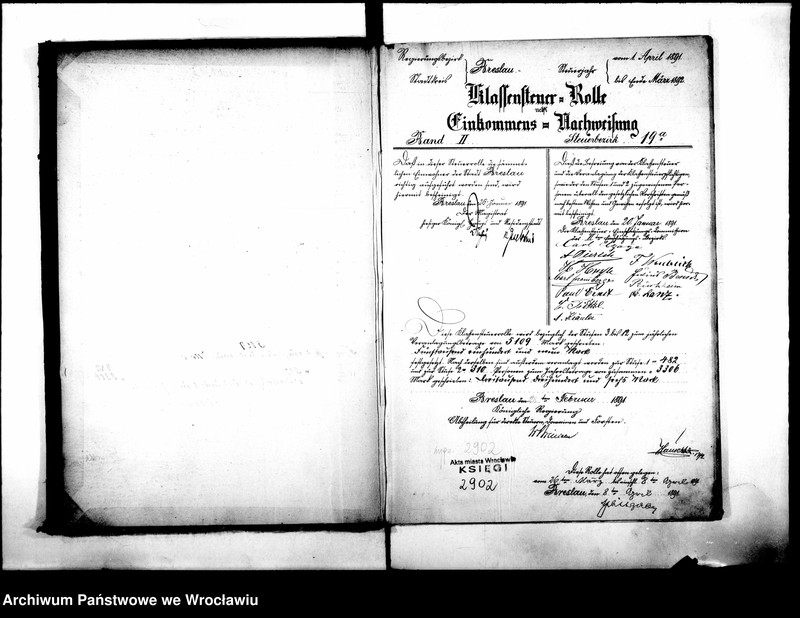 image.from.unit.number "Klassensteuerolle nebst Einkommens Nachweisung"