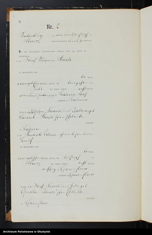 image.from.unit.number "Heiraths-Neben-Register Nr 1 - 33"