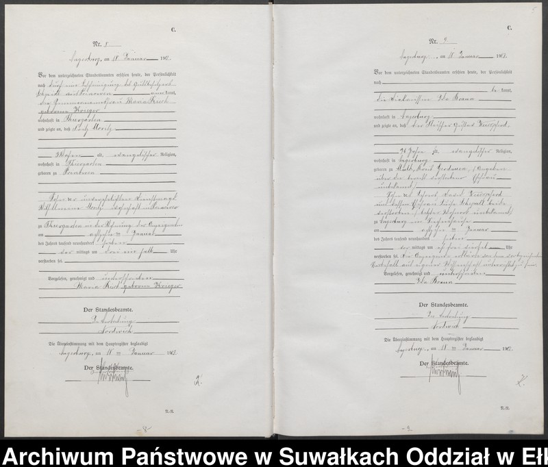 image.from.unit.number "[Sterbe-Neben-Register des Preussischen Standes-Amtes Angerburg Kreis Angerburg]"