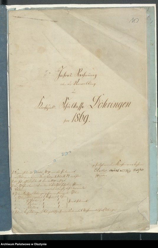 image.from.unit.number "Beläge zur Kirchspiels-Schulkasse Rechnung"