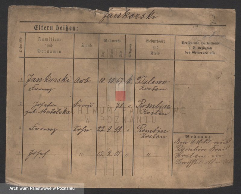 Obraz 2 z jednostki "Janko - Jankowiak (żonaci, samotni mężczyźni)"