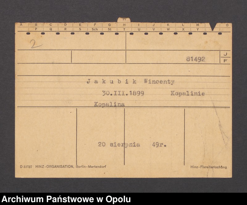 Obraz 4 z jednostki "[Brzytwa Thomas, ur. 11.11.1894 Freihöfen]"