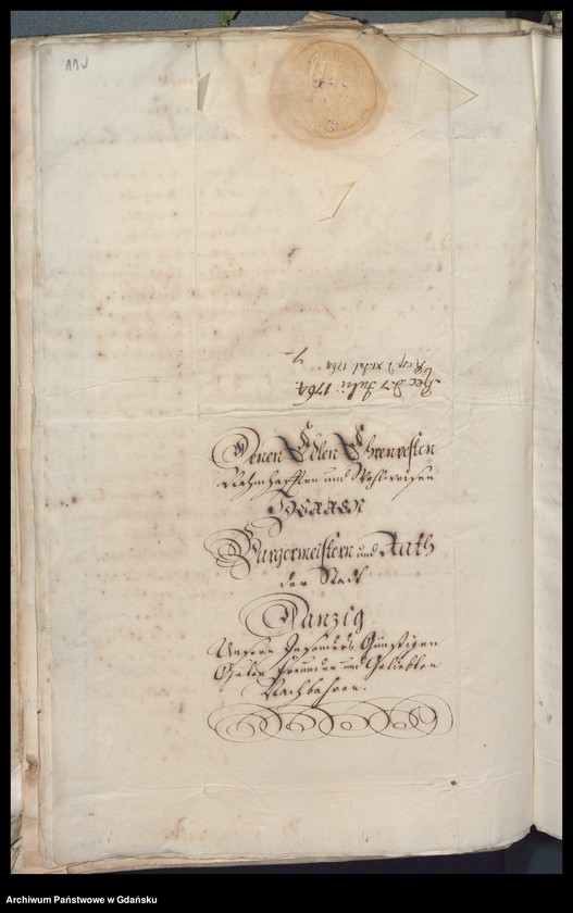 image.from.unit.number "Recesy Stanów, między innymi Colloqium Gedanense et Commitio Electionis, sejm elekcyjny w Warszawie 27 VIII - 7 IX 1764"