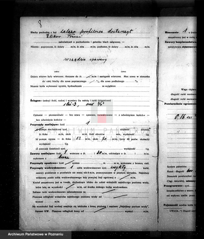 Obraz 12 z jednostki "Mleczarnia w Gostyniu, własność W. Bobczyński nr woj. kotła 1975"