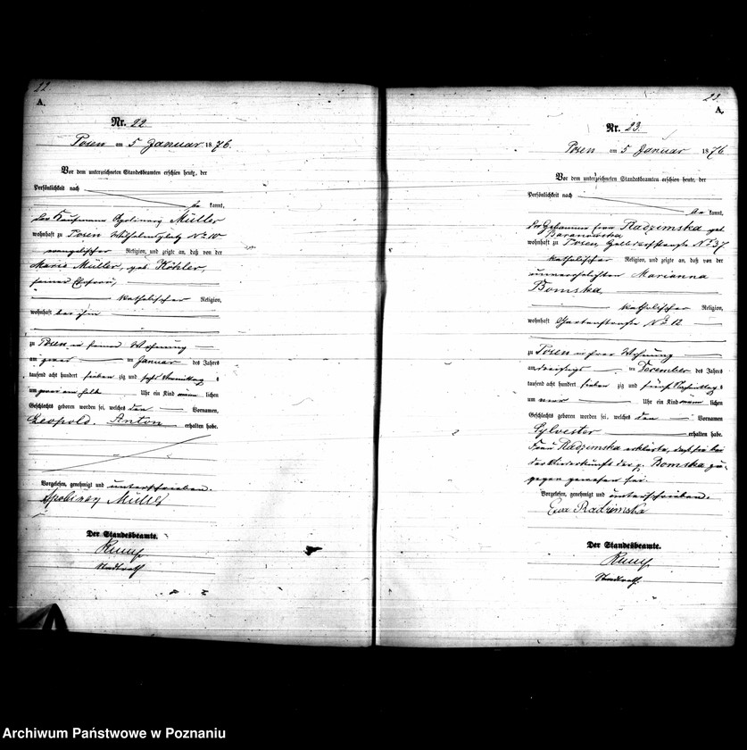 Obraz 14 z jednostki "Księga urodzeń"