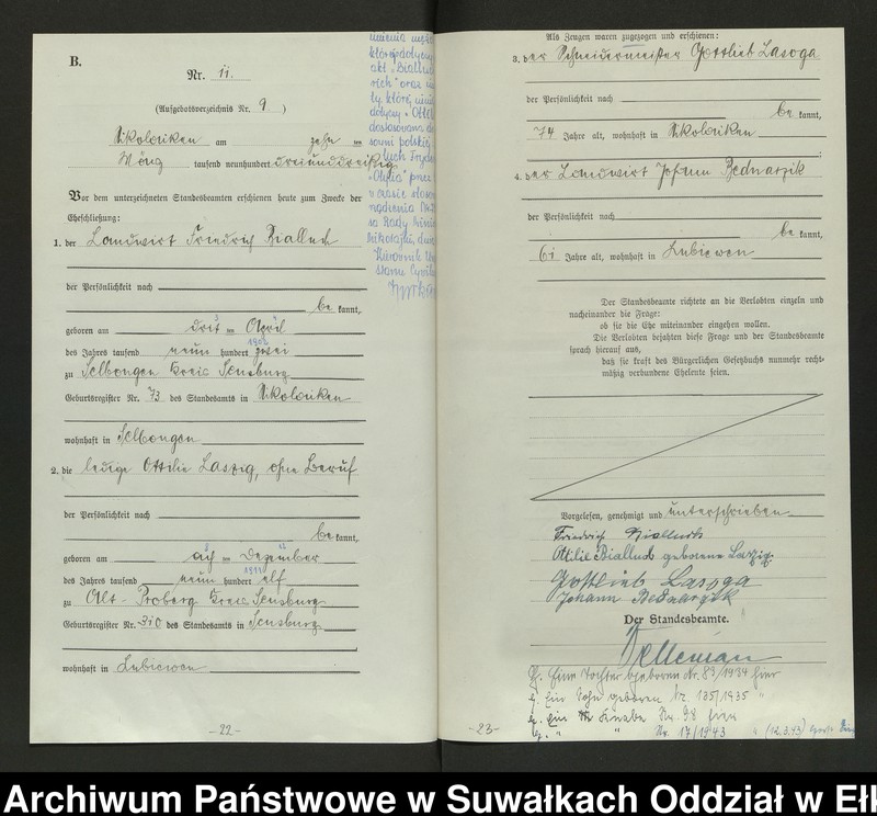 image.from.unit.number "Heirats=Haupt=Register des Königlichen Preussischen Standes-Amtes Nikolaiken Kreis Sensburg"