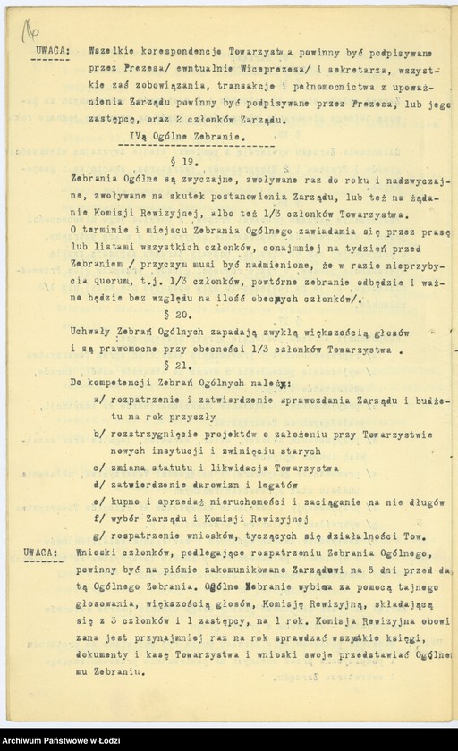 Obraz 19 z jednostki "Tow. Szerzenia Pracy Zawodowej wśród Kobiet Żydowskich "Praca" w Łodzi"