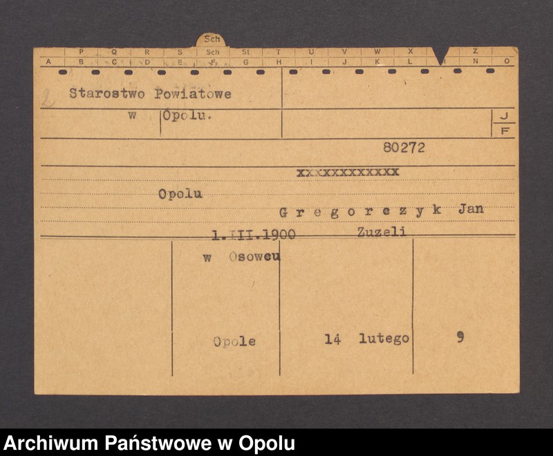 Obraz 4 z jednostki "[Czaja Johann, ur. 10.5.1903 Freihöfen]"