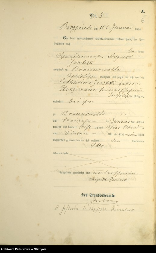 image.from.unit.number "Geburts-Haupt-Register Nr 1 - 107"