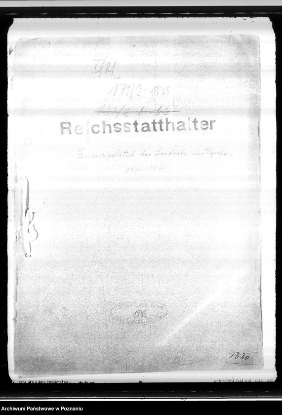 Obraz 4 z jednostki "Finanzpolitik des Landrats in Kempen (Kępno)"