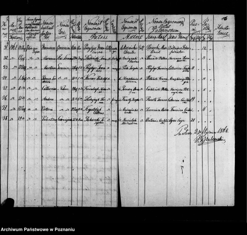 Obraz 8 z jednostki "Liber baptisatorum, copulatorum, mortuorum"