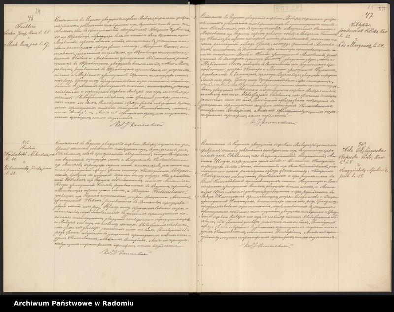 image.from.unit.number "[Duplikat akt zaślubionych i zmarłych parafii Radom za 1904 r.]"