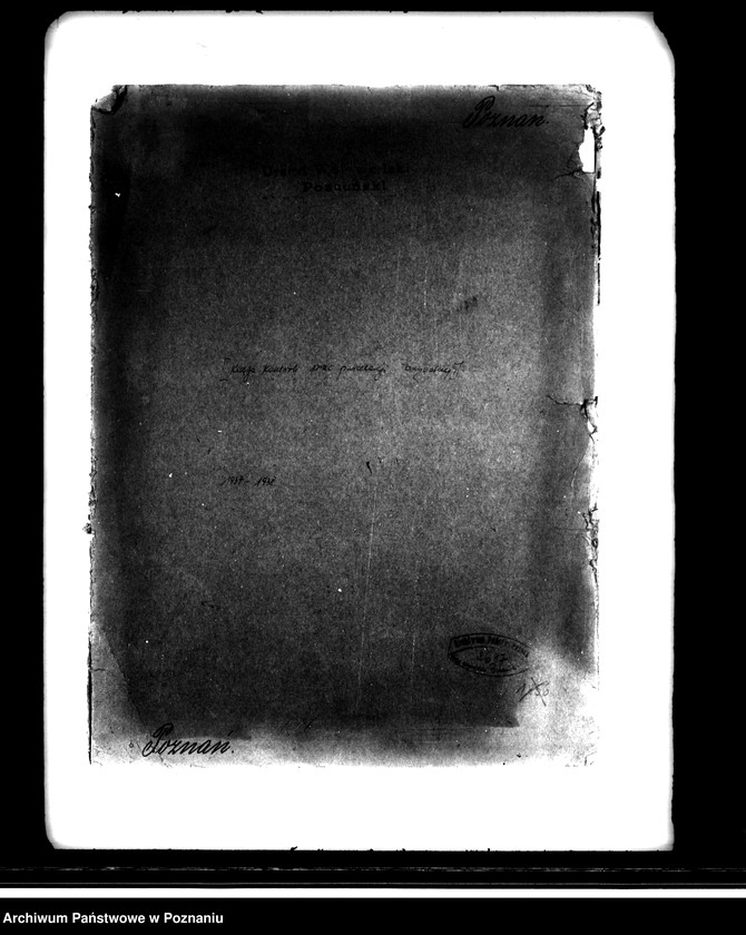 Obraz 4 z jednostki "Księga kontroli prac parcelacji prywatnej dla powiatu poznańskiego"