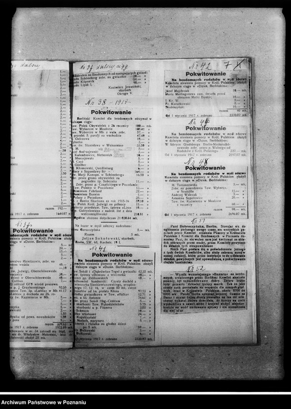 Obraz 12 z jednostki "Podziękowania w prasie za dary pieniężne dla bezdomnych Polaków. [Wycinki prasowe]"