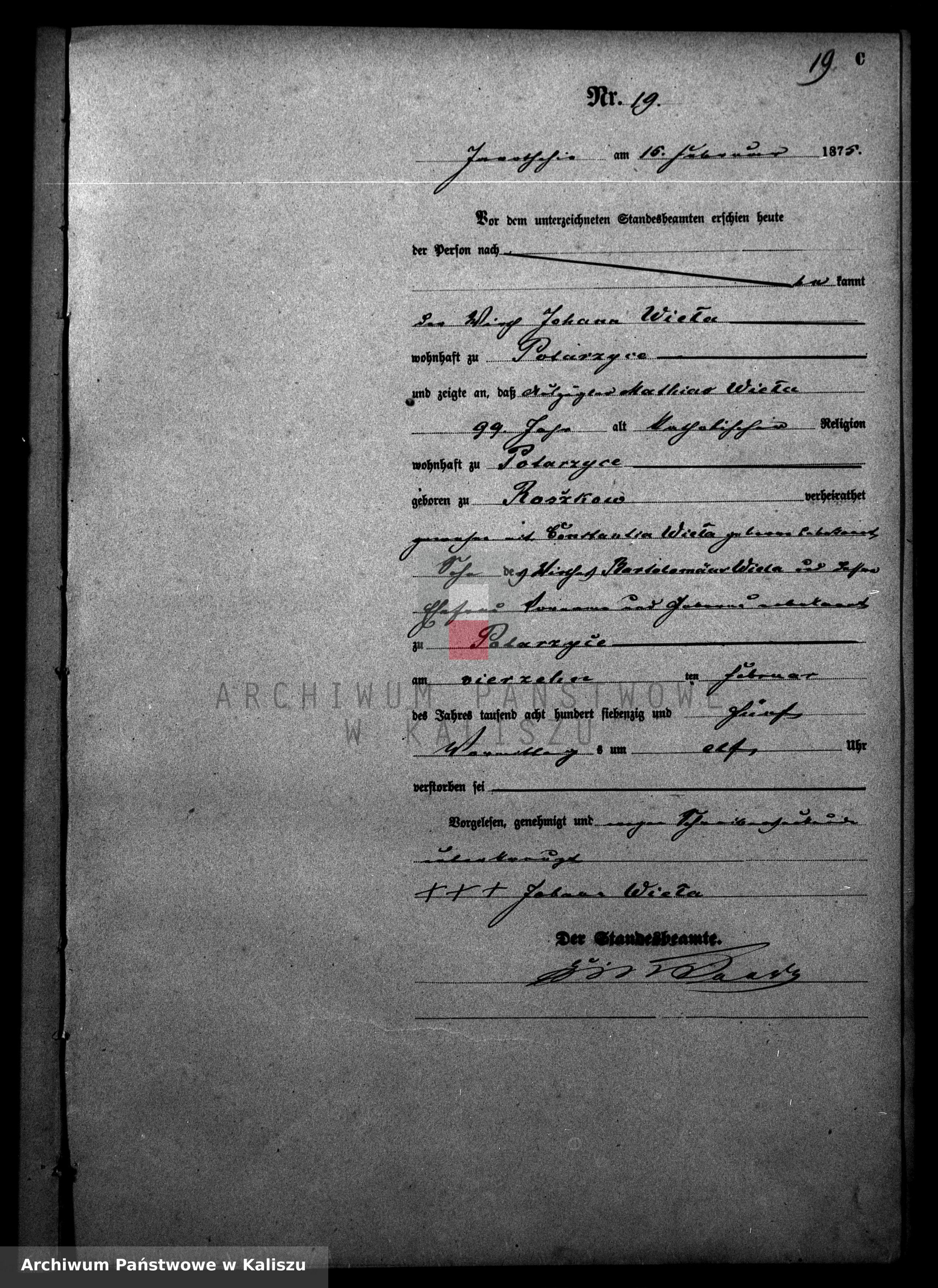 Skan z jednostki: [Księga zgonów]