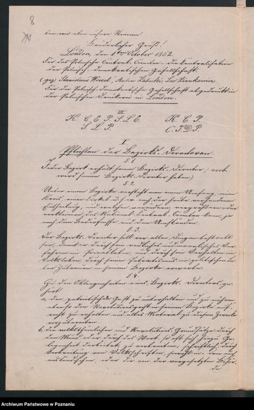 Obraz 11 z jednostki "Lose Papiere betreffend die revolutionäre Bewegung der Polen."