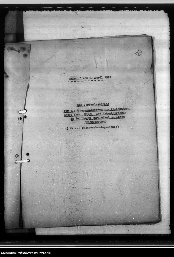 Obraz 15 z jednostki "Zweckverband "Gaubahnen Wartheland" Band I"