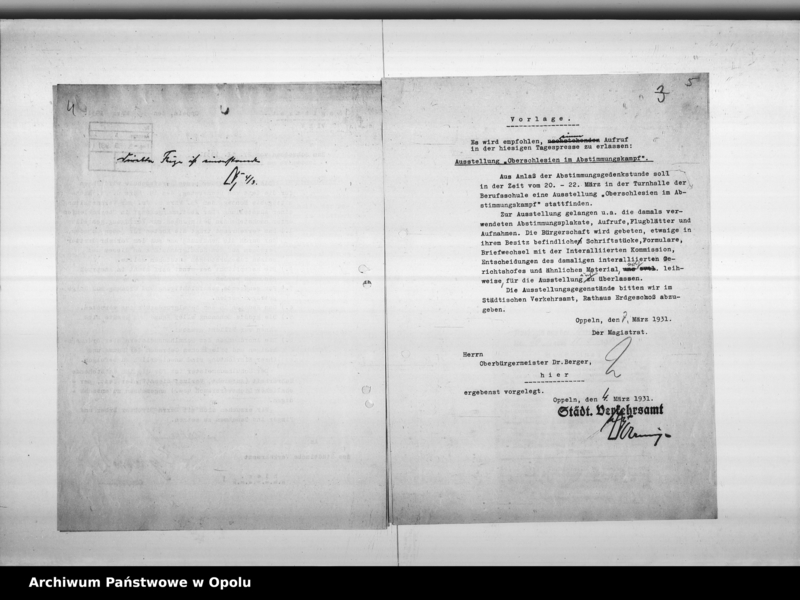 Obraz 7 z jednostki "Oberschlesien im Abstimmungskampf März 1931 Berufsschule"