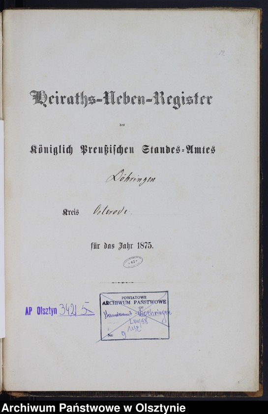 image.from.unit.number "Heiraths-Neben-Register Nr 1 - 12"