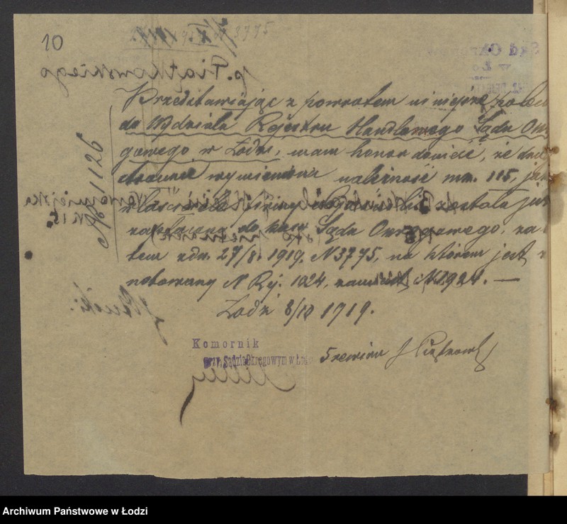 Obraz 12 z jednostki "Hersz Ber Weintraub, Icek Klein- sprzedaż i kupno skór"