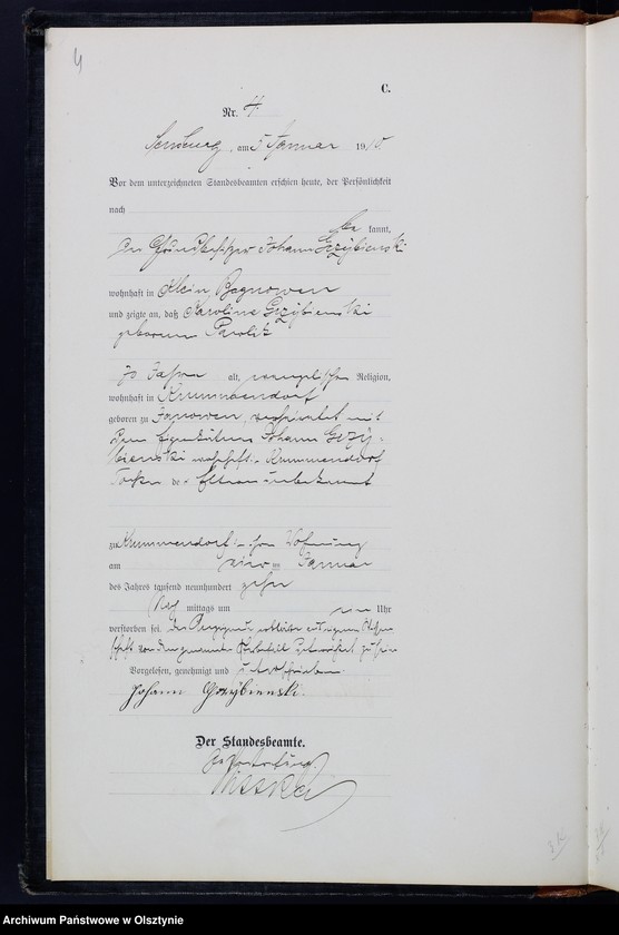 image.from.unit.number "Sterbe-Haupt-Register Nr 1 -215"