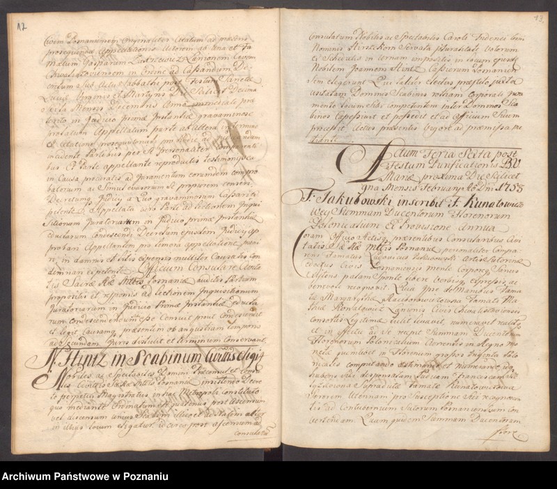 Obraz 11 z jednostki "Acta officii consularis civitatis SR.Mtis Posnaniae."