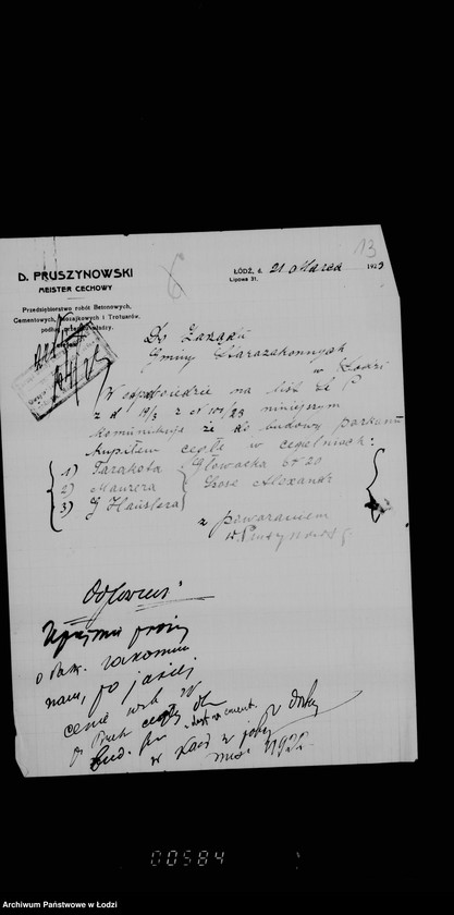 Obraz 15 z jednostki "Bud[owa] park[anu]"