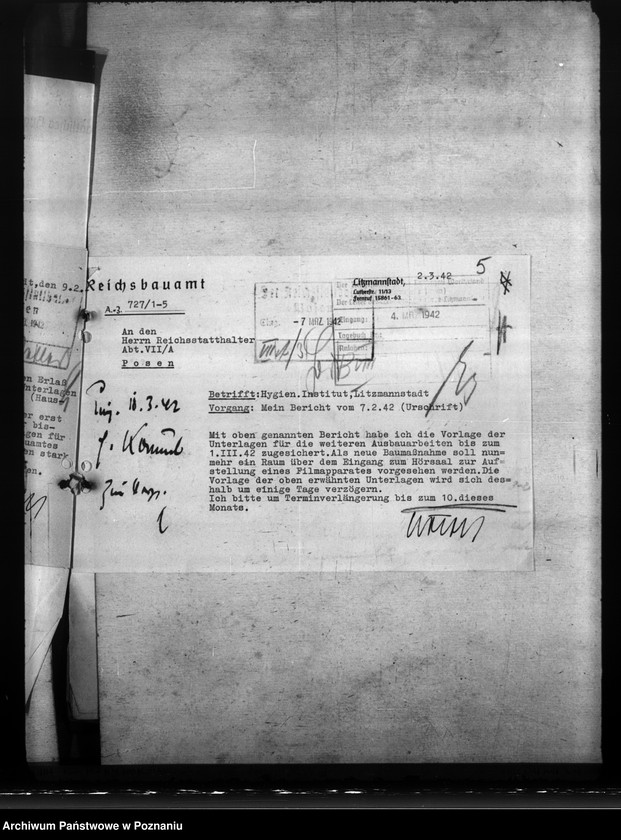 Obraz 9 z jednostki "Hygienisches Institut - Litzmannstadt"