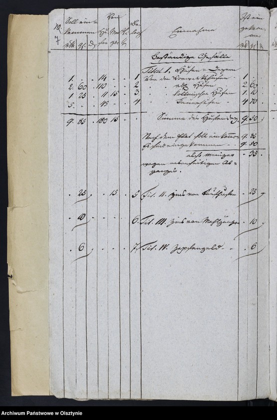 image.from.unit.number "Rechnung über Einnahme und Ausgabe für die Kirche zu Sonnenborn"