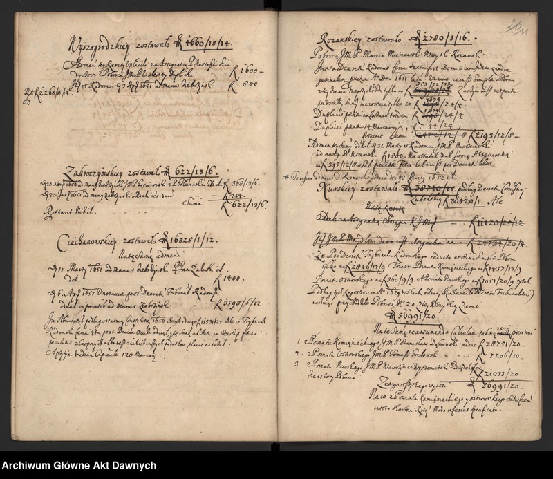 image.from.unit.number "Rozliczenie z poborcami wszelkich ziem z różnych podatków od 1640 r.."