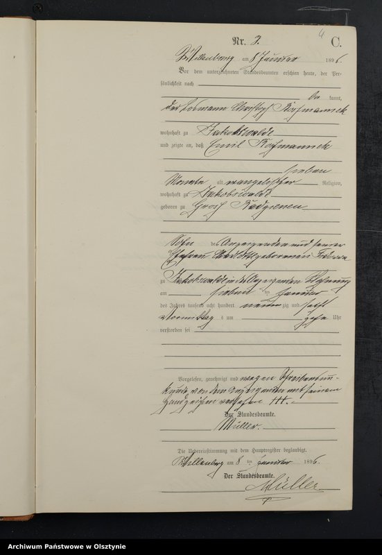 image.from.unit.number "Sterbe-Neben-Register Nr 1 - 156"