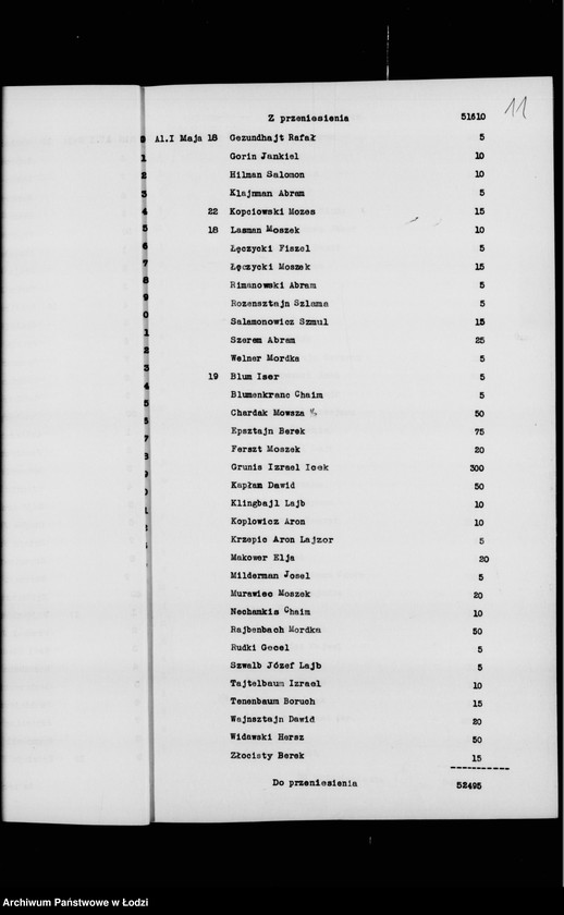 Obraz 15 z jednostki "Rejestr poborczy"