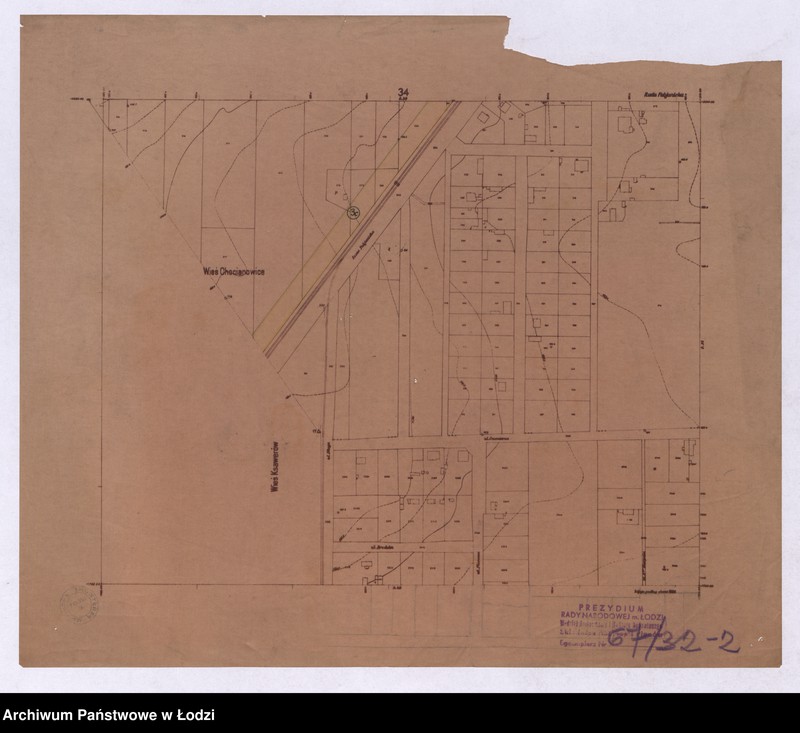 Obraz 2 z jednostki "Plan miasta Rudy Pabianickiej Sekcja 34"