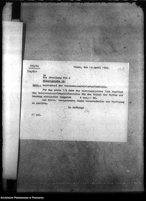 Obraz 15 z jednostki "Reichswasserwirtschaft im Gebiet der Warthe und Oder"