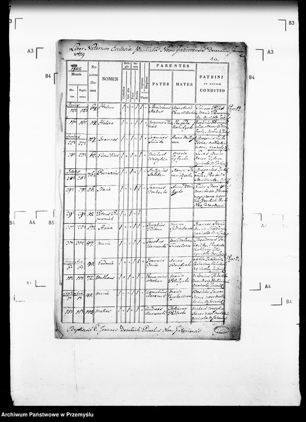 Obraz 6 z jednostki "[Kopie ksiąg metrykalnych parafii Jazów Nowy z filią Cetula (dekanat Jaworów)]"