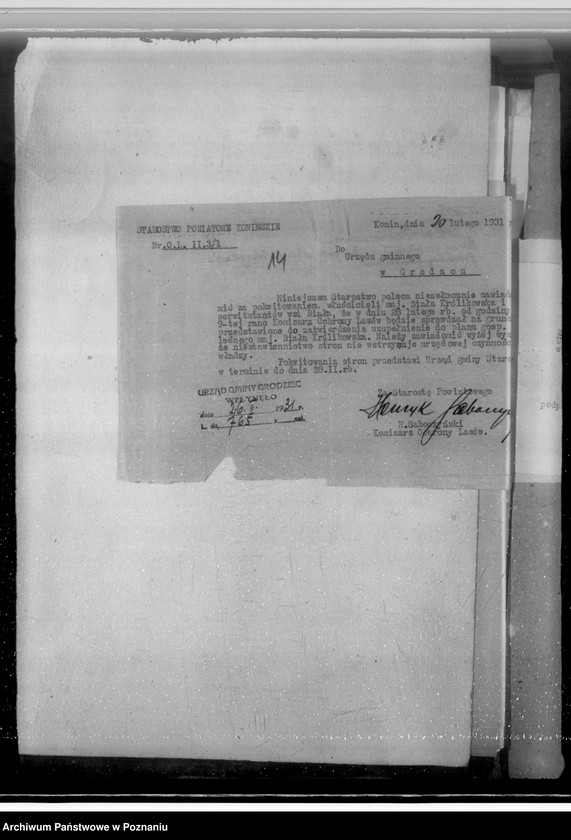 Obraz 18 z jednostki "Sprawa zatwierdzenia uzupełnienia planu gospodarstwa leśnego dla obciążonych służebnościami lasów majątku Biała-Królikowska powiatu konińskiego"