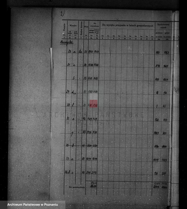 Obraz 6 z jednostki "/Nadzór nad gospodarką leśną w majątku Krucz-Goraj w powiecie czarnkowskim Nadleśnictwo Goraj/"