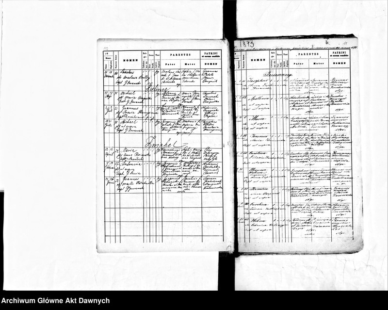 image.from.unit.number "Parafia: Jezierzany*. Dekanat: Borszczów. Księga metrykalna urodzeń dla miasta Jezierzany i wsi: Jezierzanka, Konstancja, Dawidkowce, Kapuścińce, Kolędziany, Piłatkowce, Grabowiec, Tarnawka, Zalesie, Zwiahel, Zielińce."