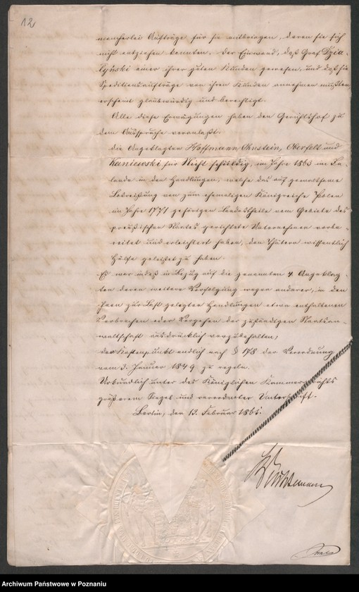 image.from.unit.number "Wyrok na Jana Kantego Działyńskiego w tzw. procesie berlińskim (za udział w powstaniu styczniowym)"