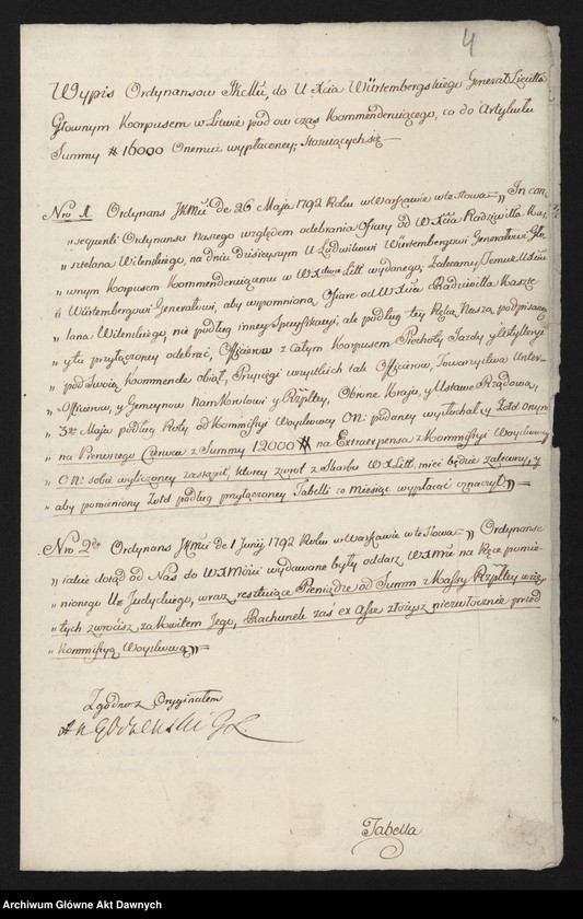 image.from.unit.number "Zbiór pism rozmaitych Wydziału Wojskowego tyczących, w. XVI - XVIII"