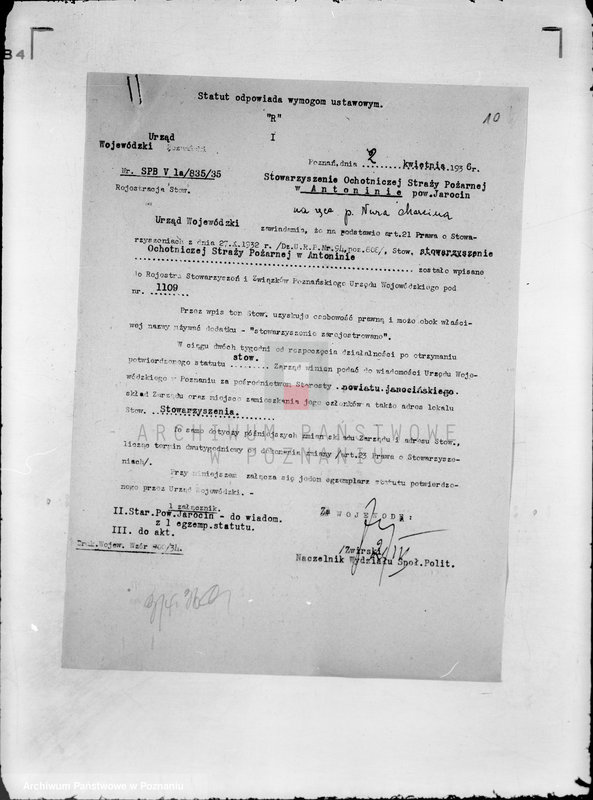 image.from.unit.number "Stowarzyszenie ochotniczej straży pożarnej powiat jarociński litery od A-J"