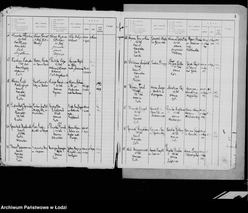 Obraz 6 z jednostki "Ksiega ślubów"