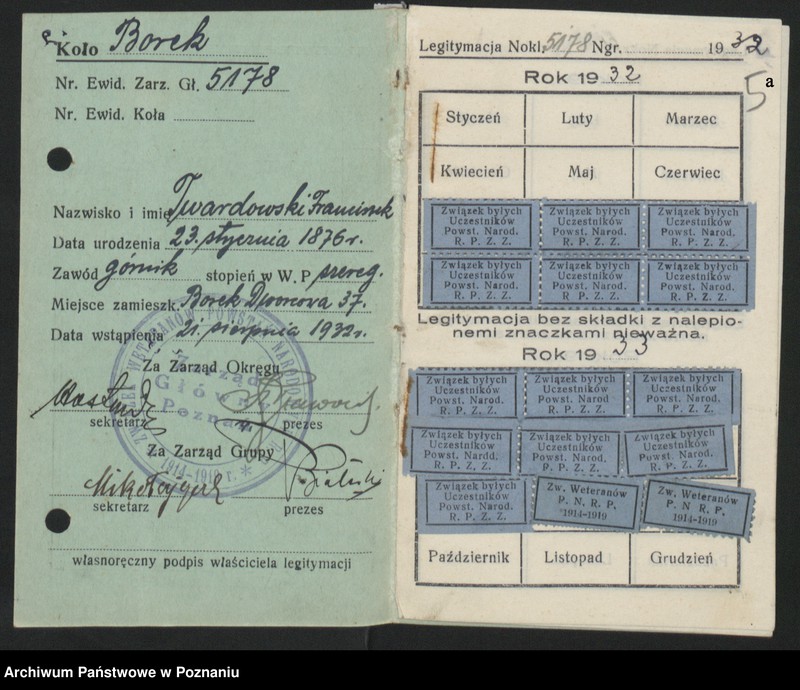 Obraz 14 z jednostki "Borek, powiat Gostyń - akta koła."