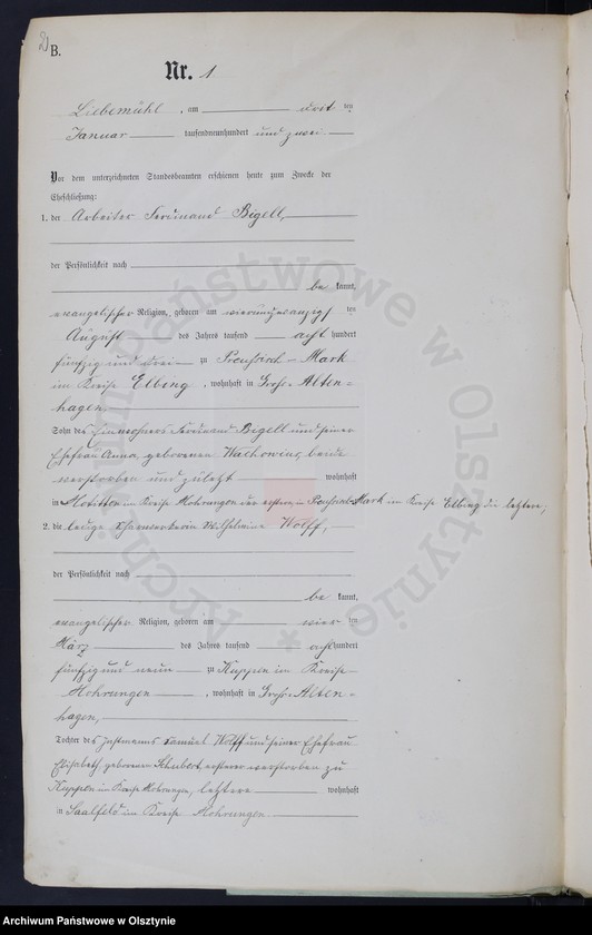 image.from.unit.number "Heiraths-Neben-Register Nr 1 - 29"