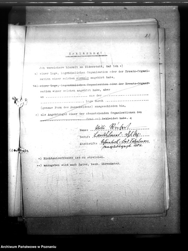 Obraz 15 z jednostki "Personalakte des Landesplaner, Ingenieur W. Richert (między innymi różne notatki)"