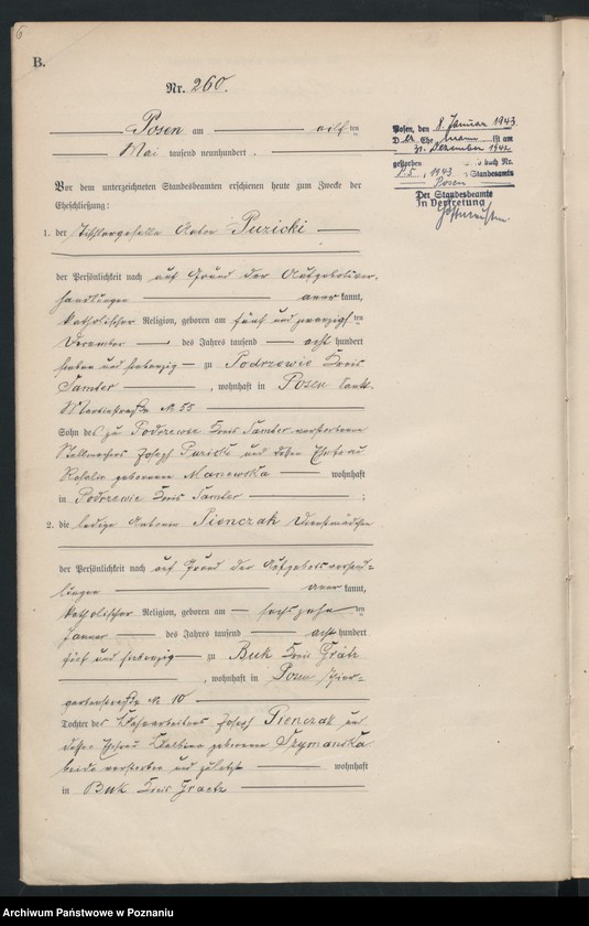 Obraz 9 z jednostki "Księga miejscowa małżeństw"