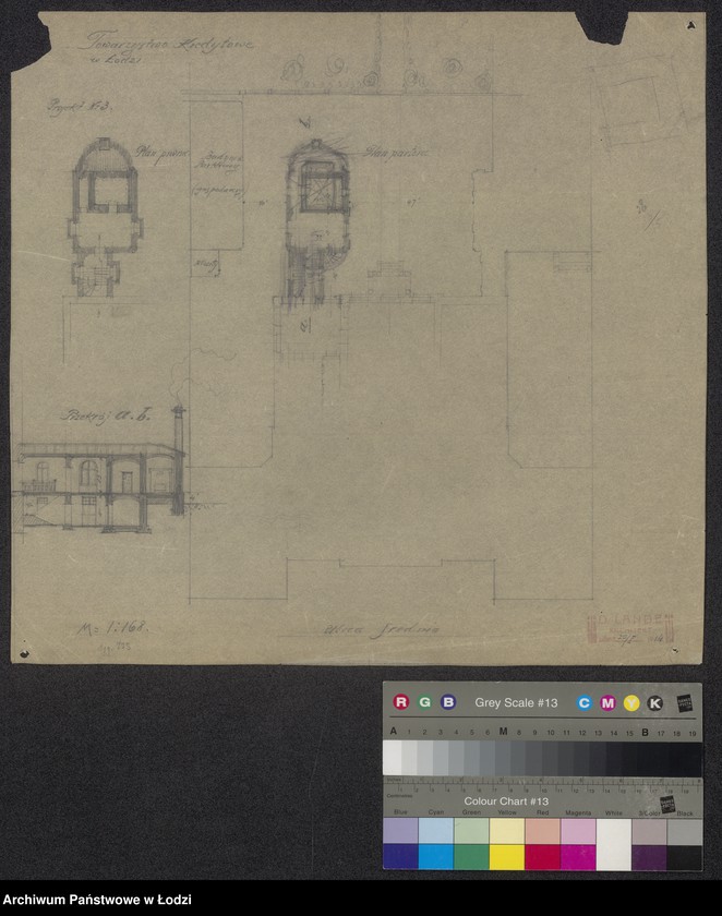 Obraz 1 z jednostki "Towarzystwo Kredytowe w Łodzi. Projekt Nr 3"