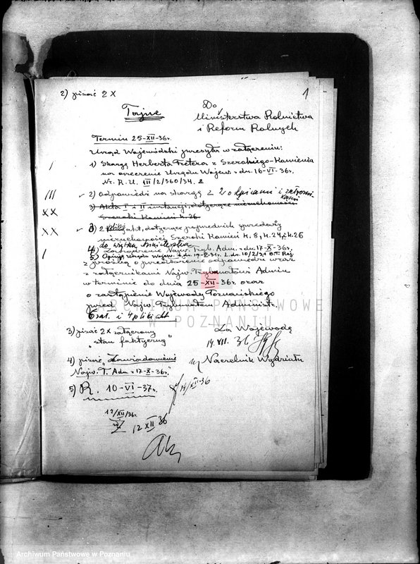 Obraz 5 z jednostki "Freter Herbert z Szerokiego Kamienia powiatu szubińskiego. Skarga do N.T.A. z powodu odmowy zezwolenia na przewłaszczenie"