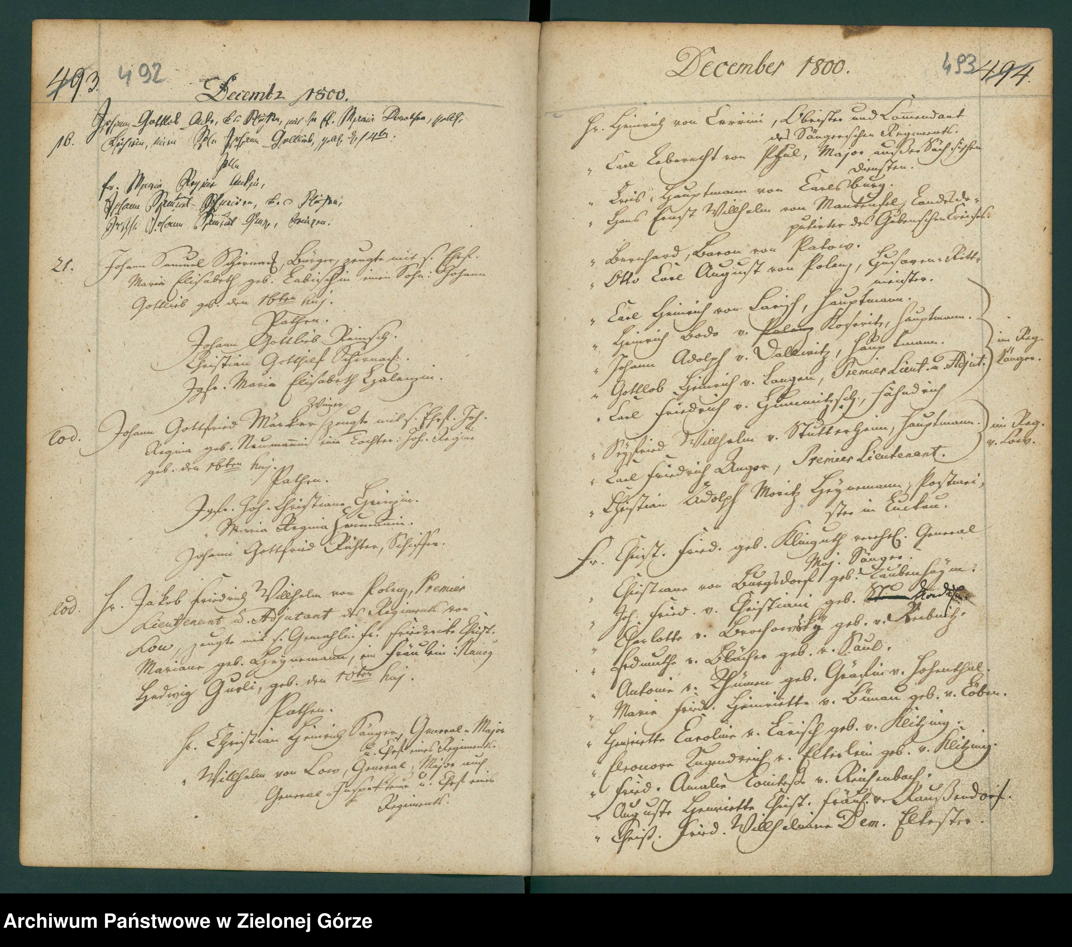 Skan z jednostki: Taufbuch bei der Stadt und Pfarrkirche Guben anfangen 1786-1801